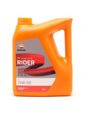 Repsol Motorrad Motoröl MOTO RIDER 4T 15W50 4 Liter